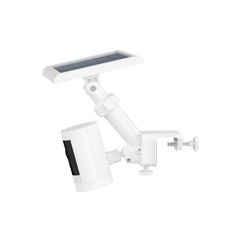 Securely Mount Cameras & Panels with Ring Gutter Mount - White