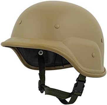 Lancer Tactical Tan Replica Airsoft Helmet - Authentic Protection