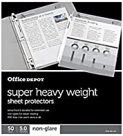 50-Pack Office Depot Non-Glare Protectors