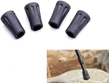 Ultra-Grip Rubber Tips 4pcs - Hiking & Trekking Pole Replacement
