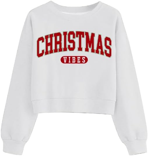 Cropped Christmas Sweaters for Women - Stylish Y2K Outfits