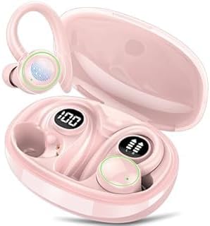 PEFUPEW Wireless Earbuds with Deep Bass & Noise Cancelling Mic