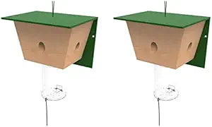 Effective Carpenter Bee Traps for Outdoor Protection - 2 Pack