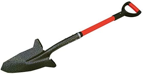 40in Red Garden Spade Shovel for Effortless Planting Tasks