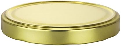 100TW Gold Canning Lids - 24 pcs BPA Free Plastisol Liner