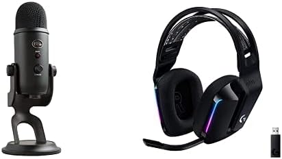 Blue Yeti USB Microphone and G733 Wireless Gaming Headset