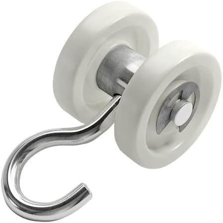 Heavy-Duty Nylon Curtain Hooks | 40lb Capacity | Rust-Resistant Steel | AKON Curtains