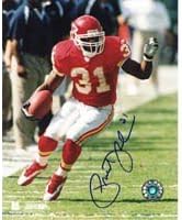 Priest Holmes Autographed 8x10 Photo with Certificate of Authenticity