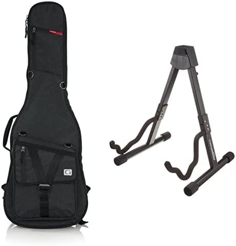 Gator Electric Guitar Gig Bag with Stand for Fender and Gibson