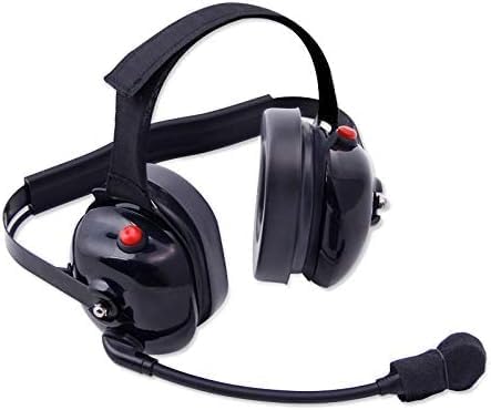 Rugged Behind The Head Headset for Dual Two Way Communication