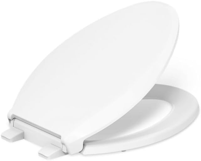 KOHLER Cachet ReadyLatch Elongated Toilet Seat for Comfort