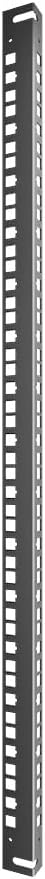 15U Cabinet Vertical Rack Rail Kit for Secure Equipment Mounting