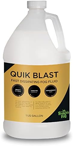 Froggy's Fog QuikBlast Fog Juice for Water-Based Fog Machines