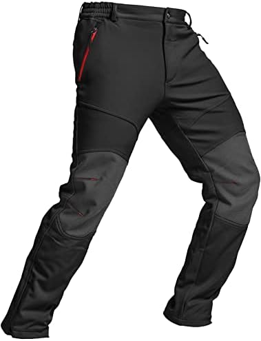 TSLA Men's Snow Ski Snowboard Waterproof Softshell Cargo Pants