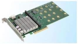 Supermicro AOC-SHG3-4M2P Quad-Port M.2 NVMe SSD PCI-E Card