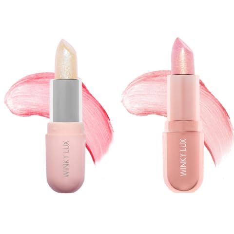 Winky Lux Unicorn Glimmer Balm Duo for Hydrated, Glowing Lips