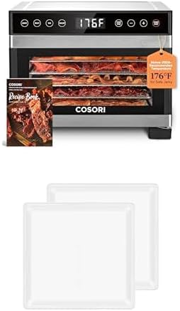 COSORI Food Dehydrator Bundle with 5 Stainless Steel Trays