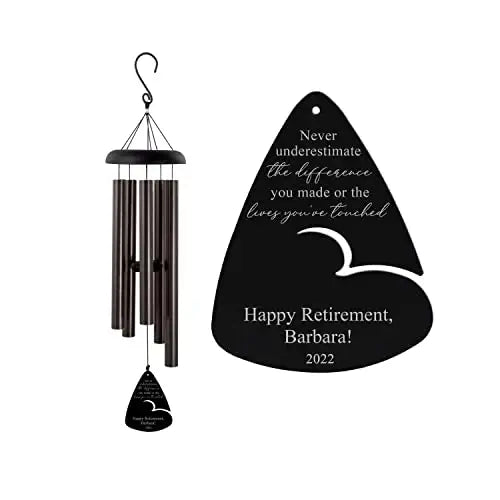 Personalized Retirement Wind Chime for Lasting Memories