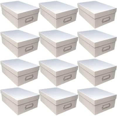 White Memory Box by Simply Tidy - Organize Photos and Keepsakes
