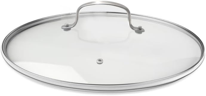 Nuwave 12 Vented Tempered Glass Lid for Cookware - Durable & Safe
