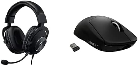 Logitech G Pro X Wired Gaming Headset and Superlight Mouse Combo