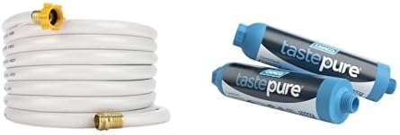 Camco TastePURE 25ft Drinking Water Hose & Filter Set for RVs