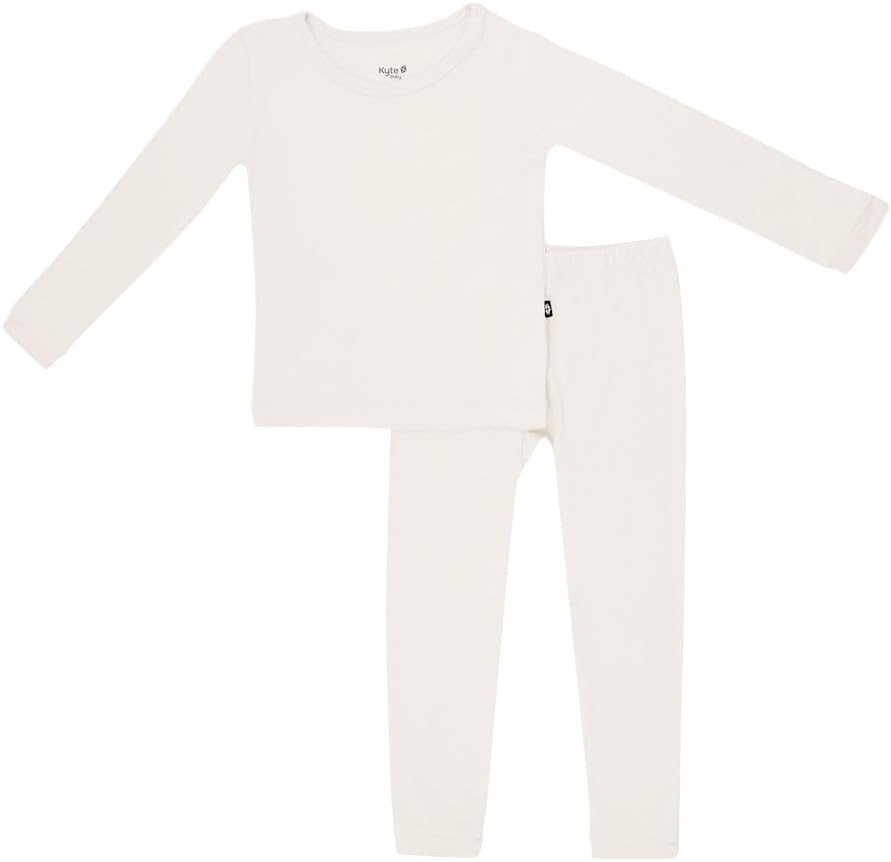 KYTE BABY Toddler Pajama Set - Soft Bamboo Rayon Pjs for Kids