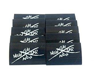 Sky High Car Audio Black Heat Shrink Tubes + Ring Terminals Kit