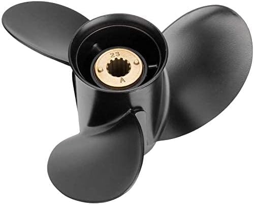 Upgrade OEM 13 Spline Tooth Aluminum Outboard Boat Propeller