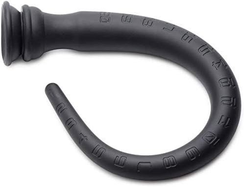 Silicone Tapered Anal Hose - 22 Inch Black for Ultimate Pleasure
