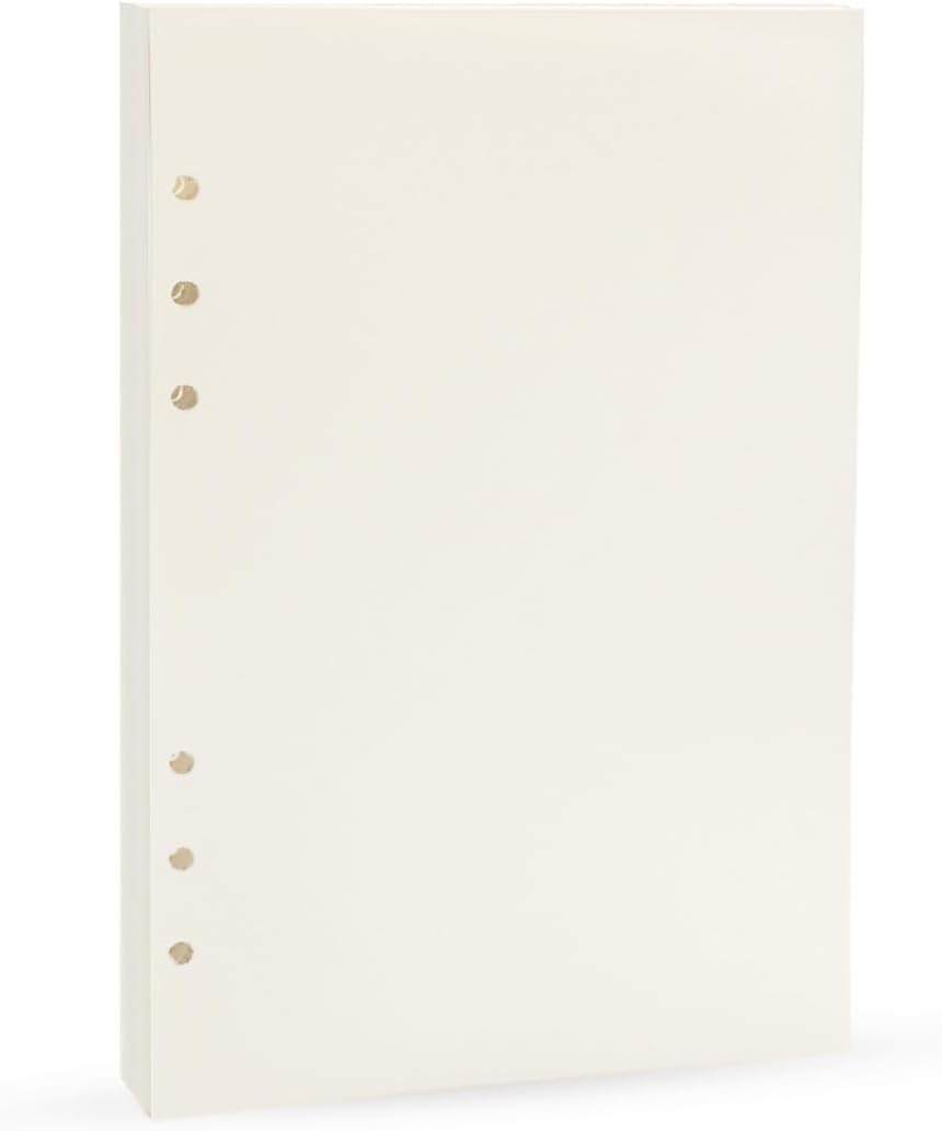 Premium 100gsm Blank A5 Planner Paper Refills by Harphia