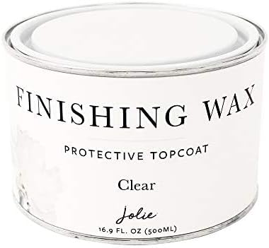Clear Finishing Wax for Chalk Style Furniture Paint and Wood