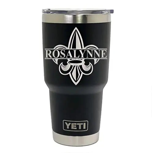 Personalized Fleur de Lis Gift - Laser Engraved YETI Tumblers