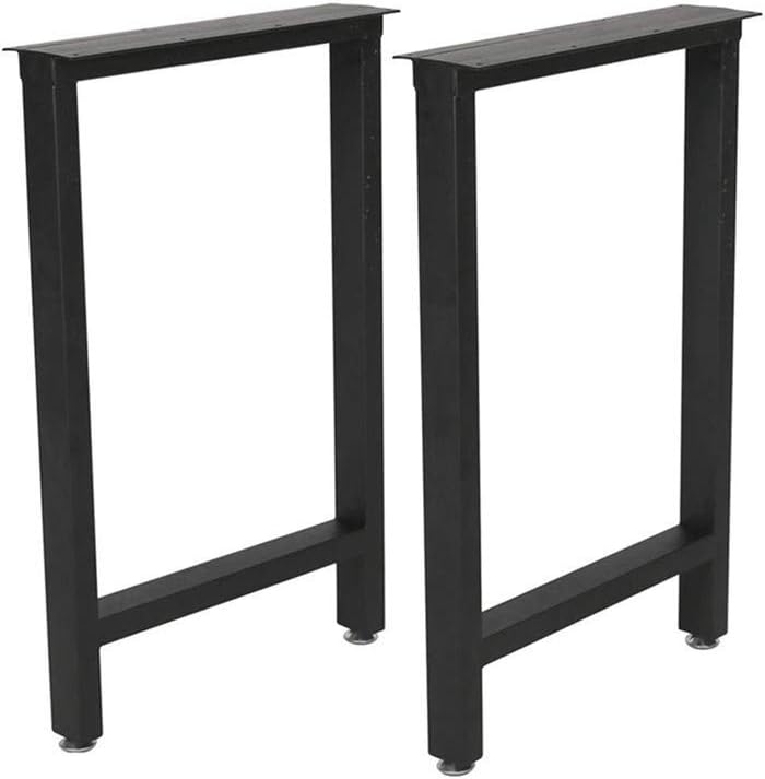 Heavy Duty Metal Black Table Legs for Industrial Modern Design