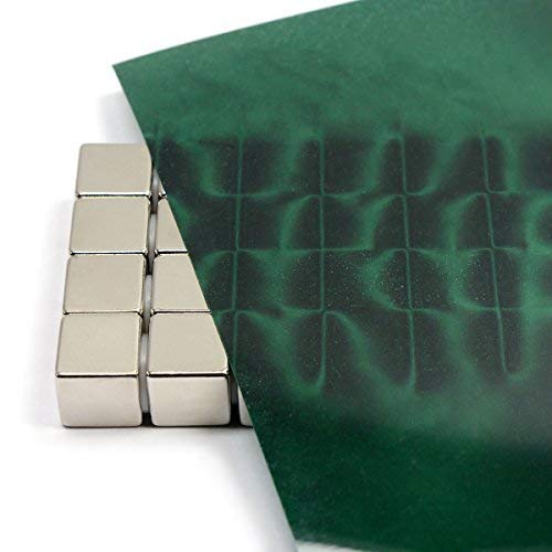 12x12 Green Magnetic Flux Viewing Film for Science Projects