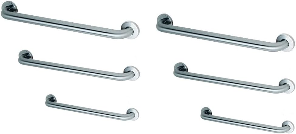 Commercial Grab Bar Bundle for Restrooms - ADA Compliant Set