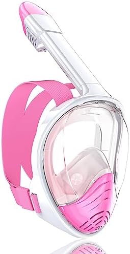QingSong Full Face Snorkel Mask for Adults with Camera Mount