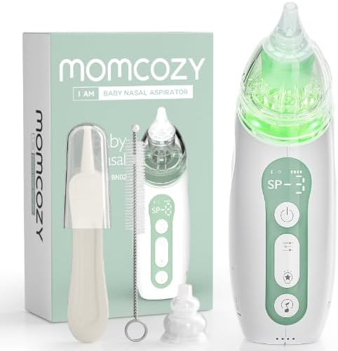 Momcozy Electric Nasal Aspirator: Gentle 3-Level Suction