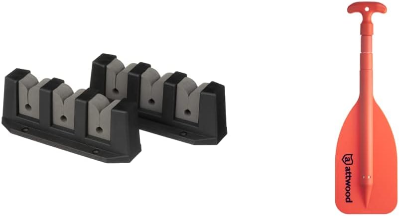 3-Rod Storage Holder and Emergency Telescoping Paddle Combo
