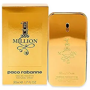 Paco Rabanne 1 Million Eau De Toilette Spray for Men 1.7 Fl Oz