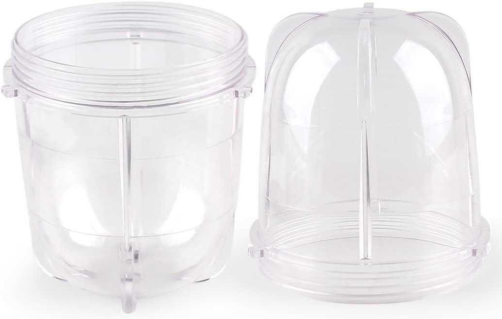 2 Pack Short Cup Replacements for Magic Bullet Blender MB1001
