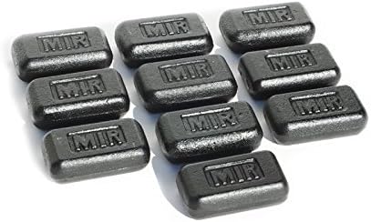 miR Set of 3 Lb Iron Weights for Weighted Vest - 30lbs Total