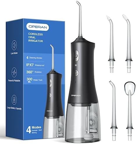Operan Water Flosser for Teeth Cleaning - Cordless and Rechargeable