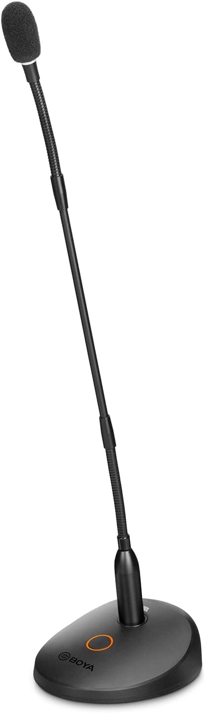 Professional Gooseneck Condenser Microphone for Meetings and Streaming
