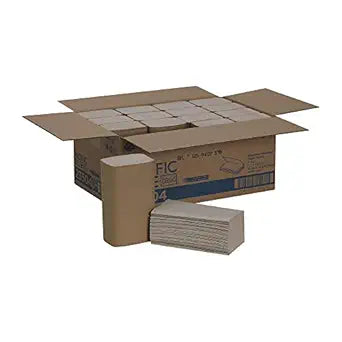 Pacific Blue Basic S-Fold Recycled Paper Towels - 4000 Total