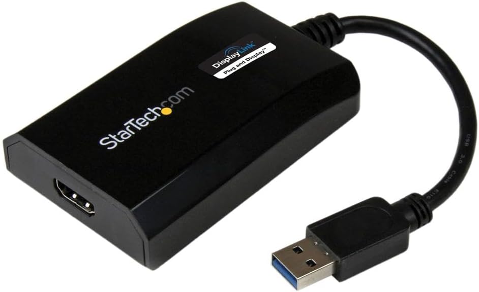 StarTech USB 3.0 to HDMI Adapter for Dual Monitor Setup