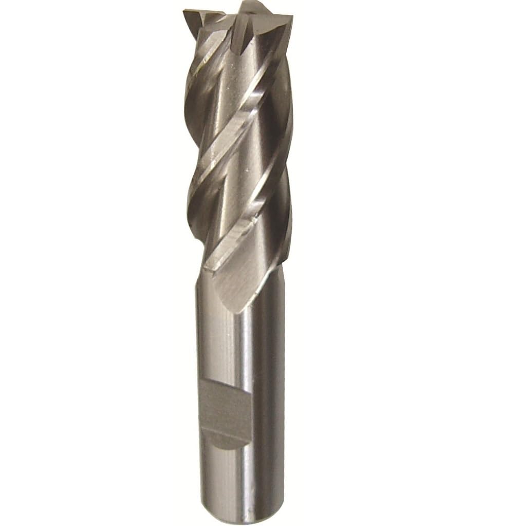 Drill America DWCF Series High-Speed Steel End Mill for Precision
