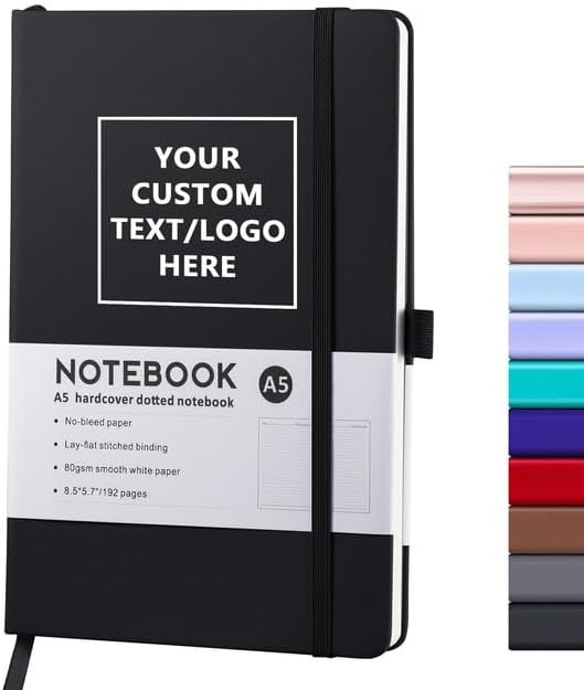 Vebermo Custom A5 Notebook - Personalized Engraving