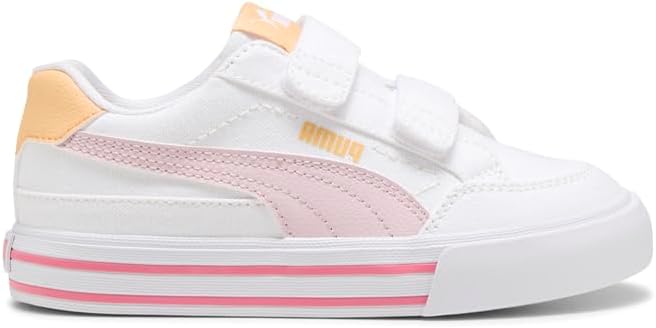 PUMA Unisex-Child Court Classic Vulc Hook and Loop Sneakers
