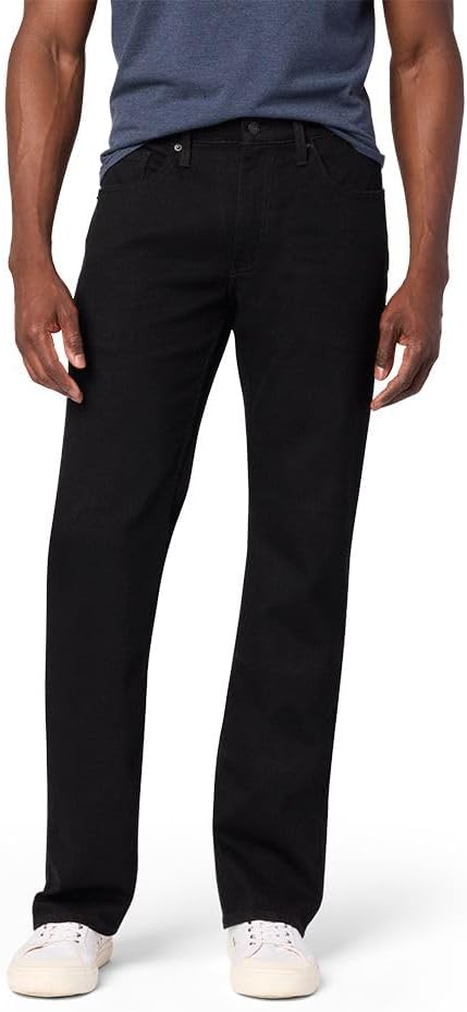 Signature Gold Mens Relaxed Fit Flex Jeans for Comfort